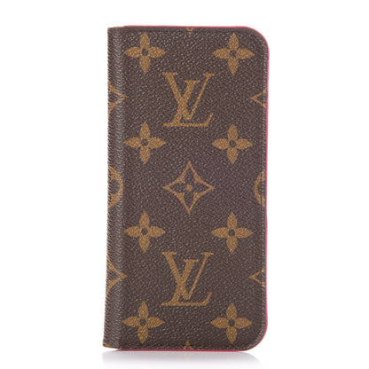Louis Vuitton Monogram iPhone 7 Folio Case Pink 1 of 6