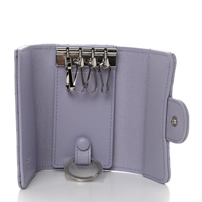 Chanel Caviar Quilted Classic 4 Key Holder Wallet Light Purple 5 of 9
