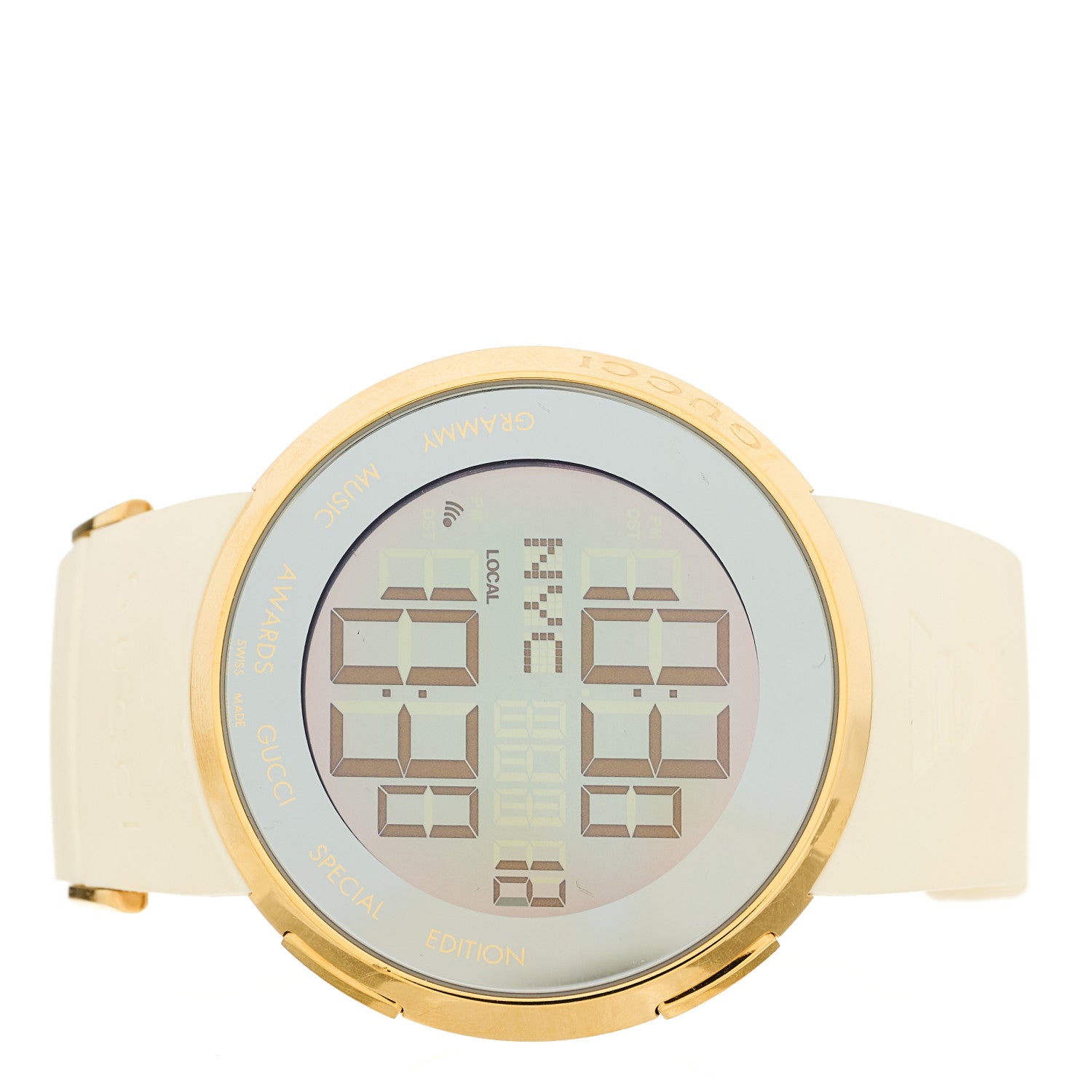 Gucci Stainless Steel Rubber 45mm Digital I-Gucci Guccissima Grammy Awards Watch 3 of 5