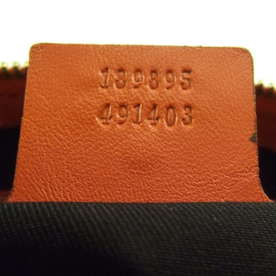 Gucci GG Plus Monogram Web Stripe Medium Joy Boston Orange 9 of 10