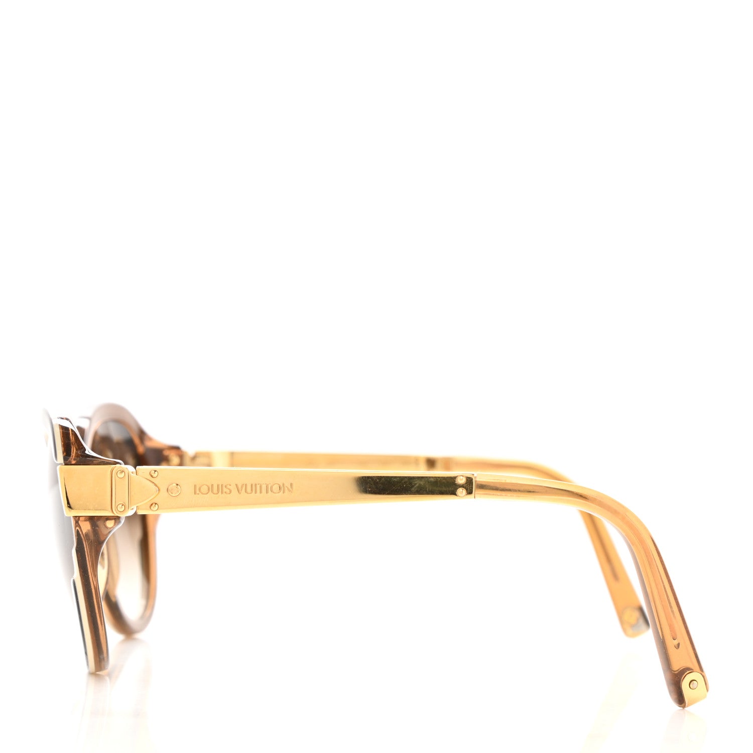 Louis Vuitton Petit Soupcon Cat Eye Sunglasses Z0487W Brown 3 of 8