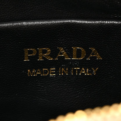 Prada Soft Calfskin Small Arque Shoulder Bag White 6 of 10