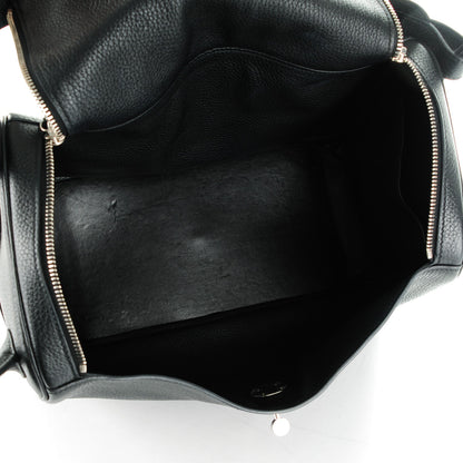 Hermes Taurillon Clemence Lindy 34 Black 5 of 10