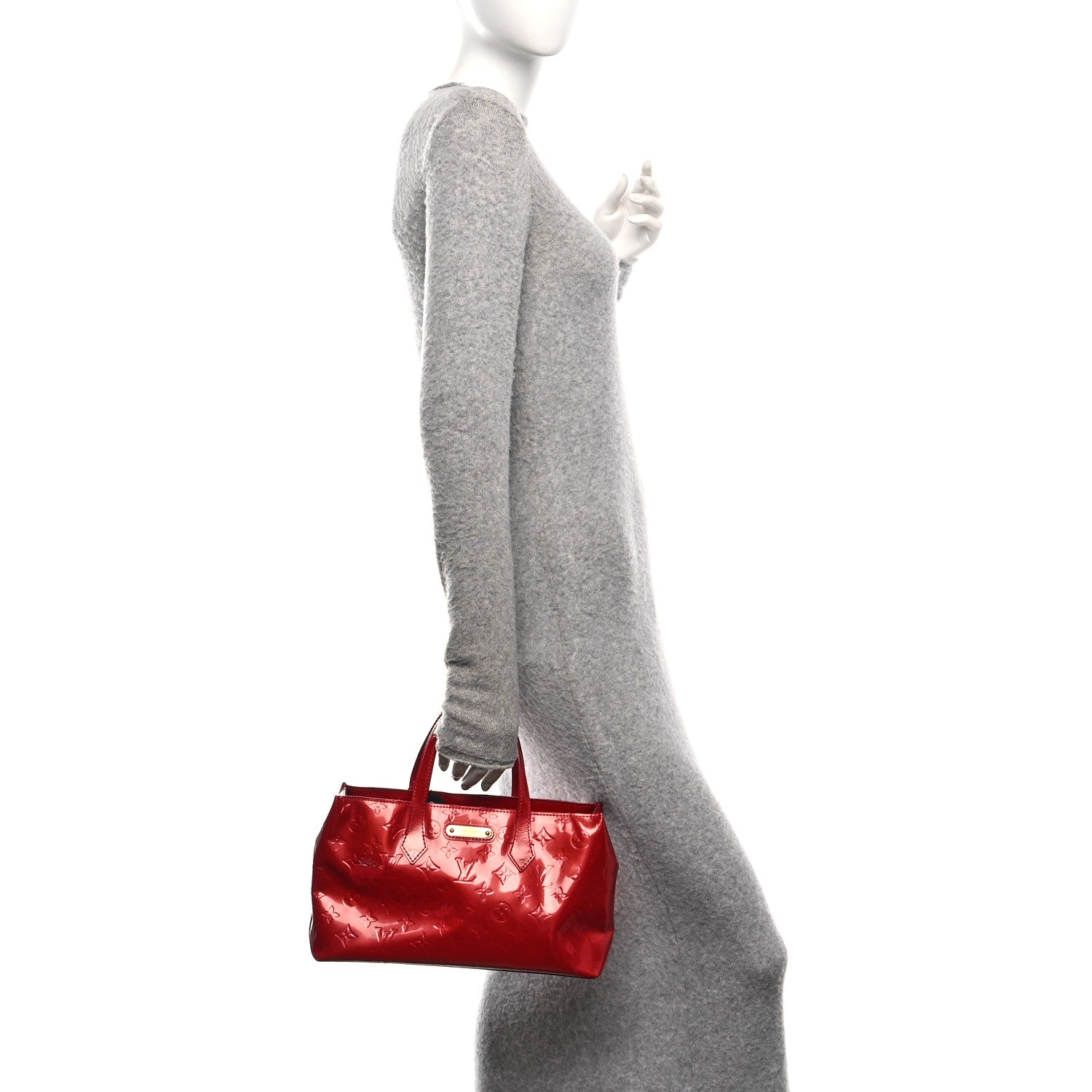 Louis Vuitton Vernis Wilshire PM Pomme D'Amour 2 of 9