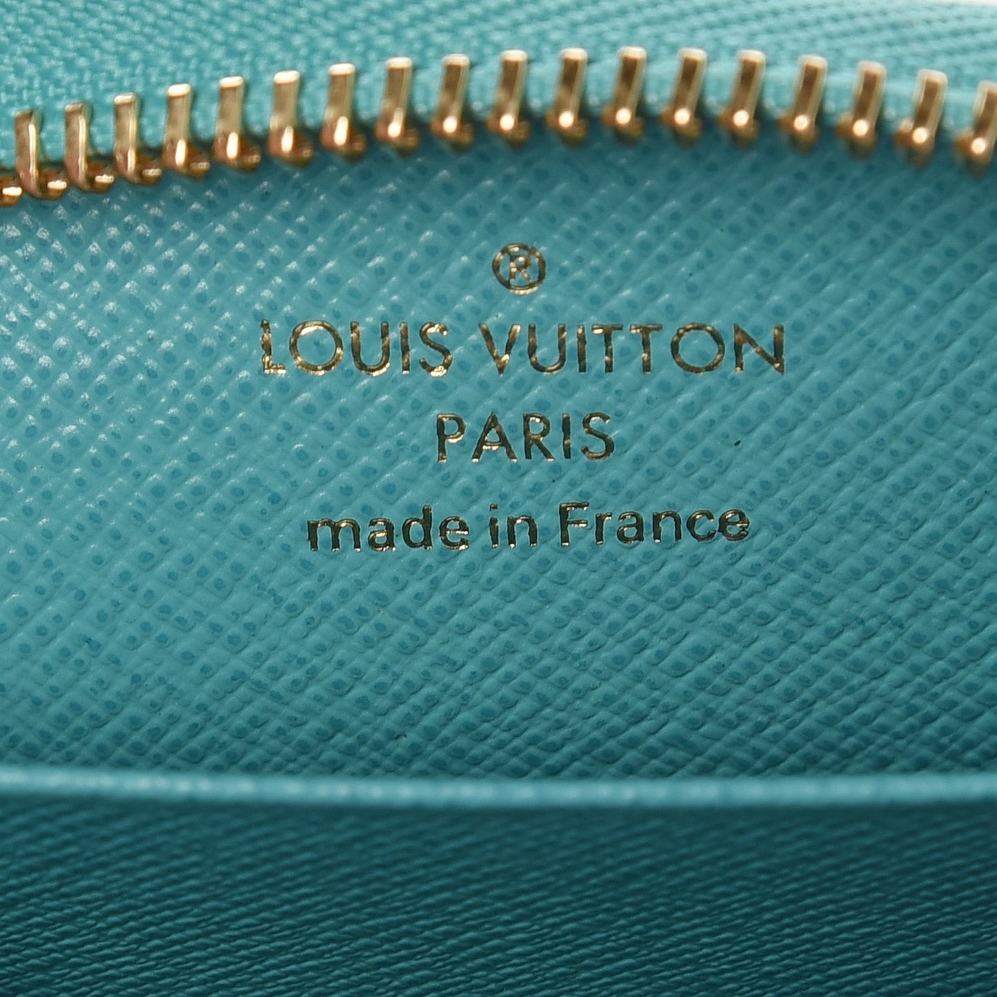 Monogram Zippy Multicartes Turquoise