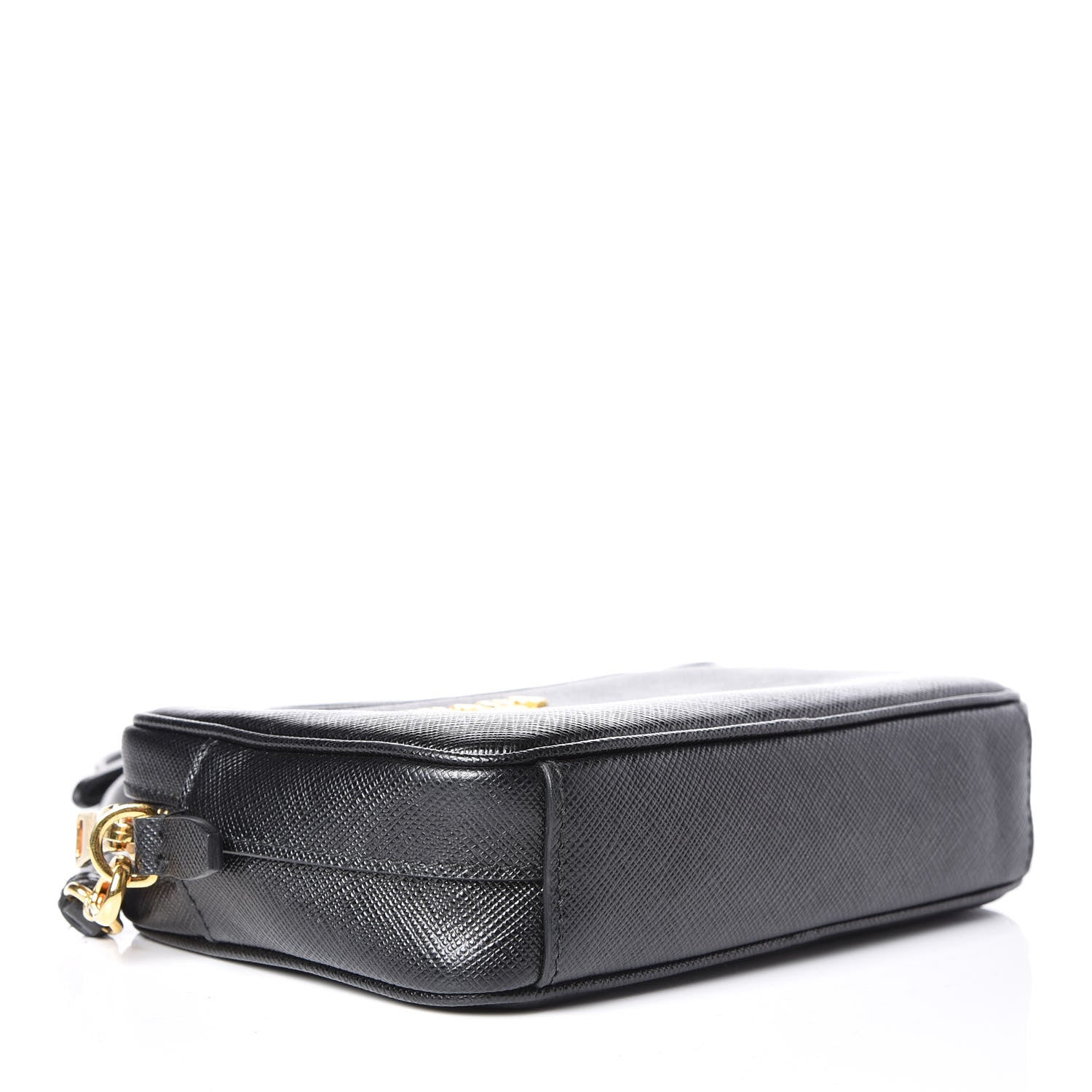 Prada Saffiano Lux Small Camera Crossbody Bag Black 3 of 10