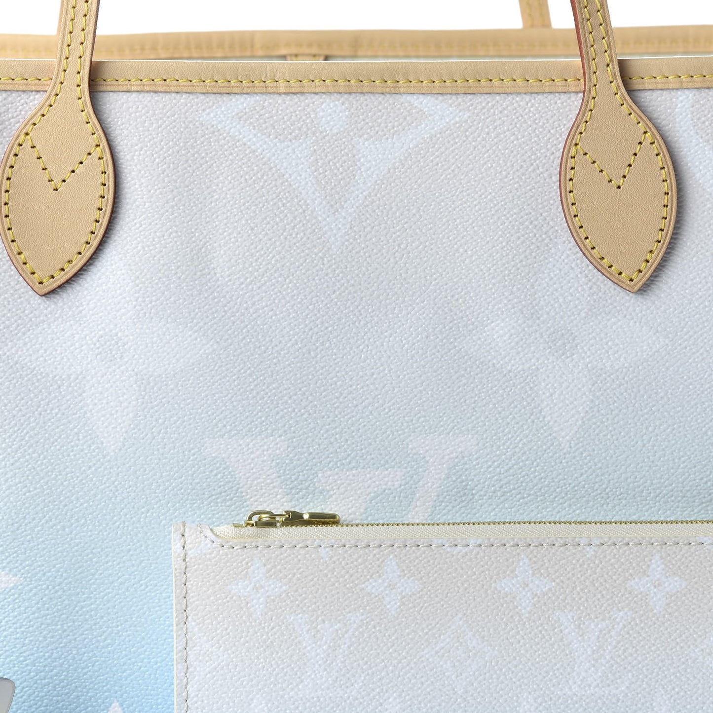 Monogram Giant By The Pool Neverfull MM Blue