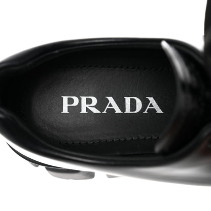 Prada Spazzolato Rois Monolith 55mm Derby Loafers 39 Black 7 of 11
