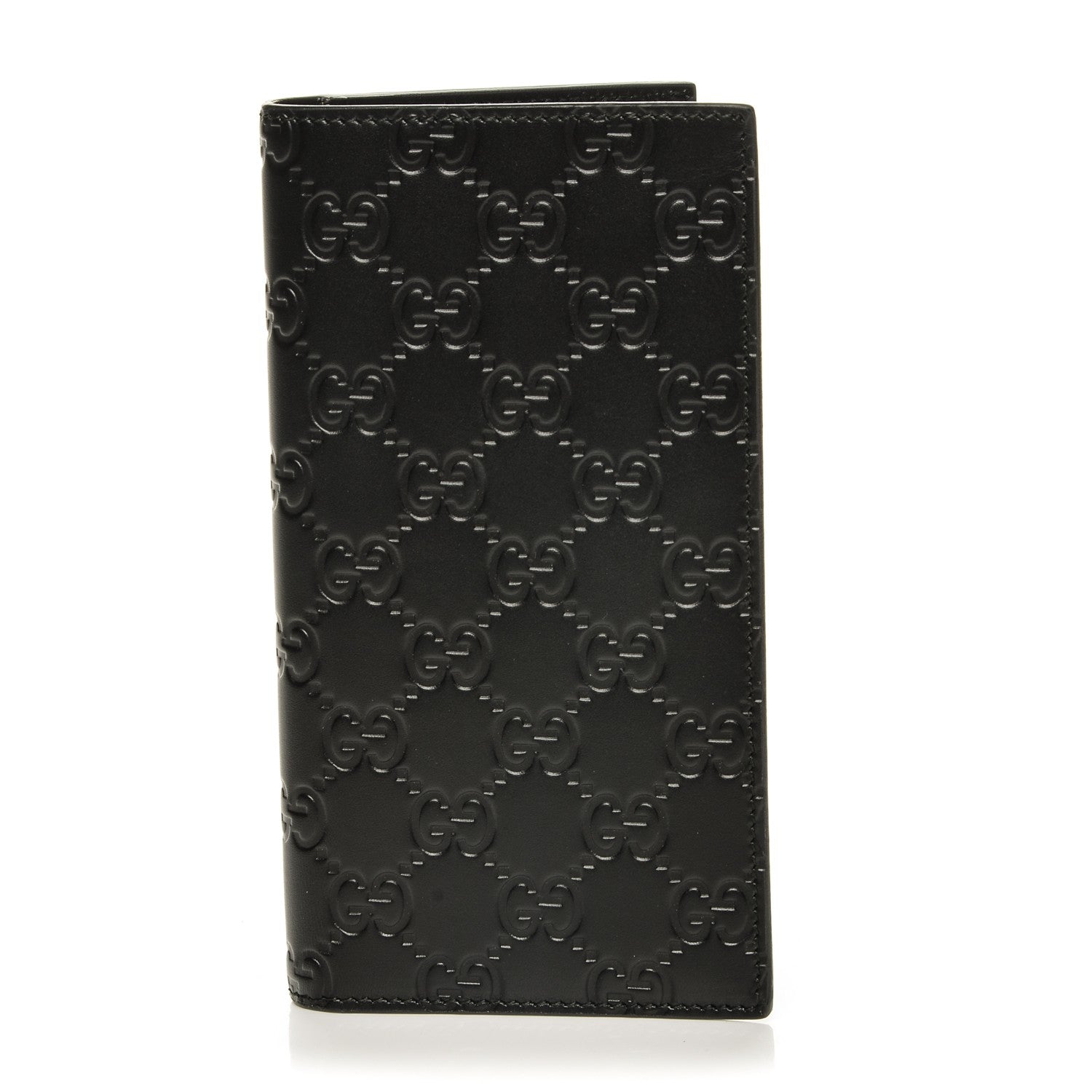 Gucci Guccissima Margaux Calfskin Avel Wallet Black 1 of 7