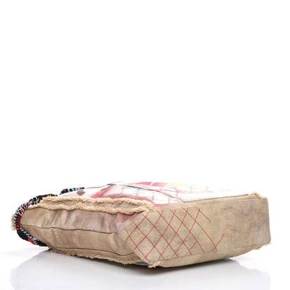 Chanel Canvas Large Graffiti Tote Beige 4 of 7