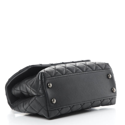 Chanel Caviar Quilted Mini Coco Handle Flap Black 4 of 11