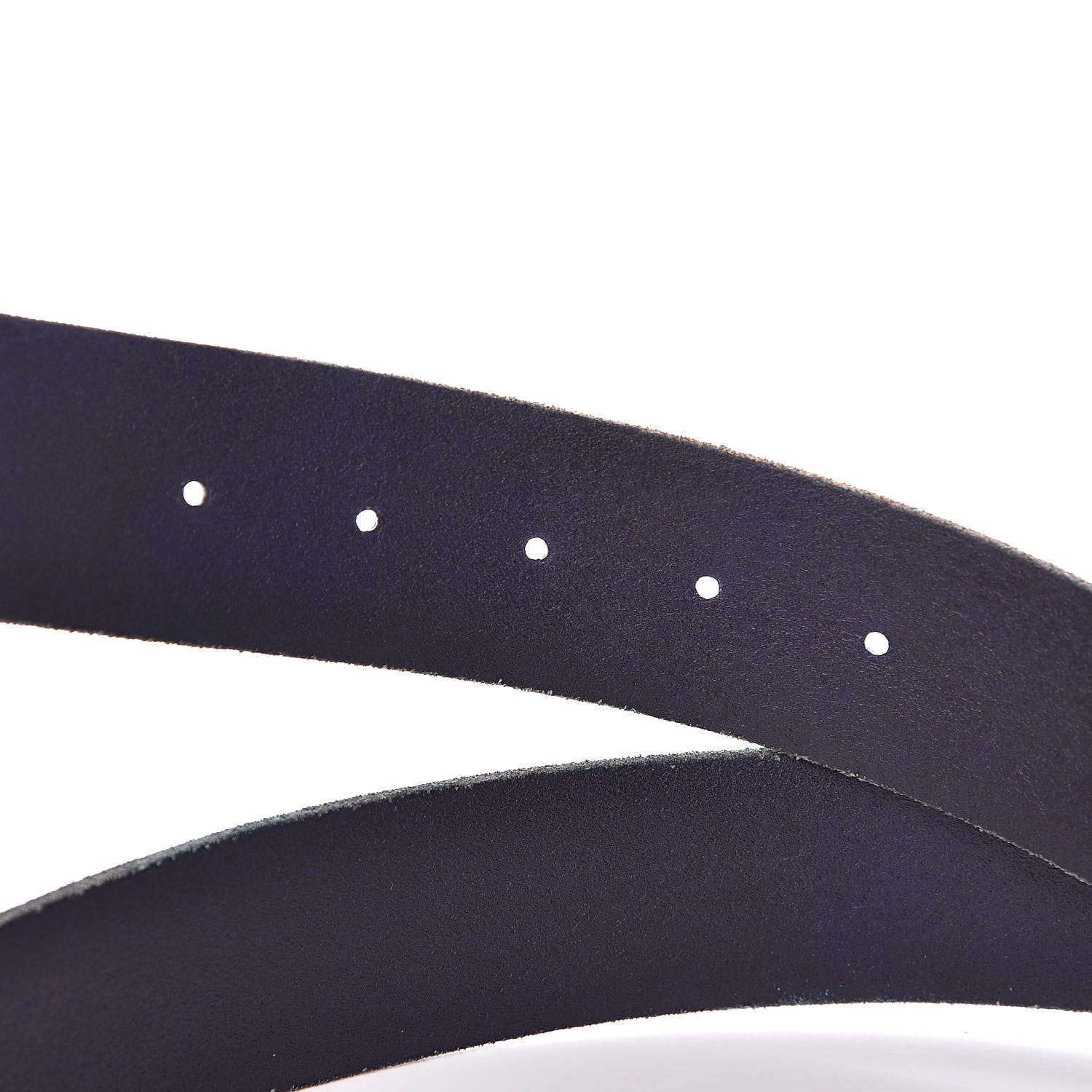 Gucci Cuoio Toscano Nickel Double Double G 40mm Belt 110 44 Blue 4 of 7