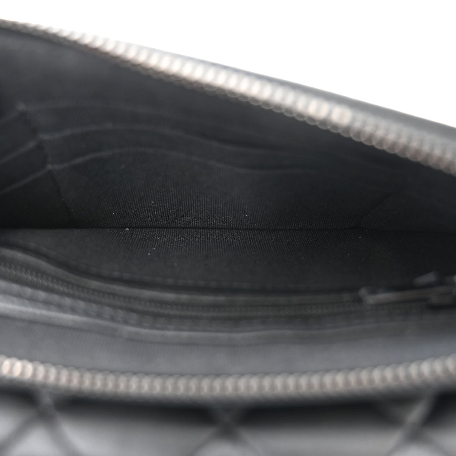 Chanel Lambskin Quilted Flap Phone Holder With Chain So Black 6 of 12