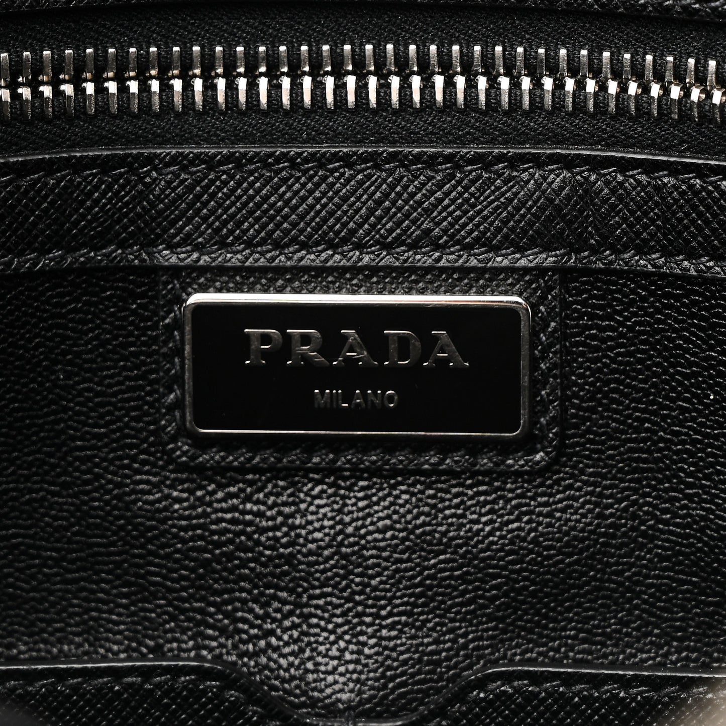 Saffiano Travel Briefcase Black