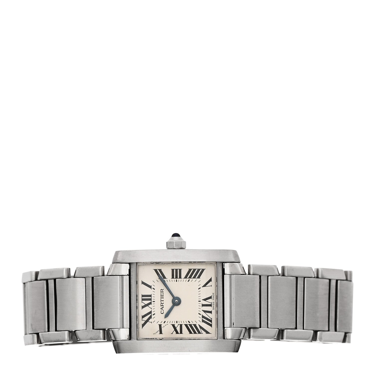 Cartier Stainless Steel 20mm Tank Francaise Quartz Watch 2 of 5