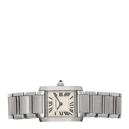 Cartier Stainless Steel 20mm Tank Francaise Quartz Watch 2 of 5