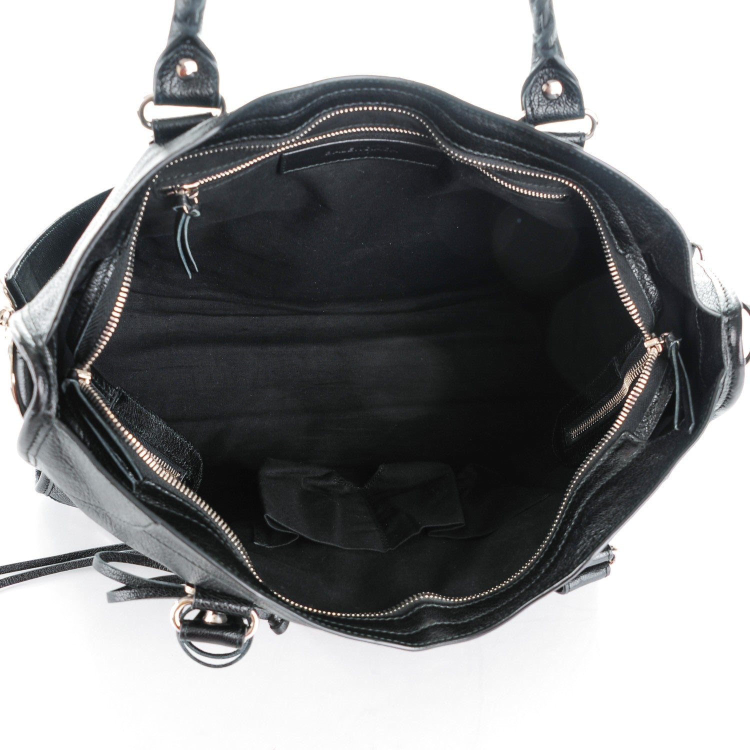 Balenciaga Chevre Silver Metallic Edge Hardware City Black 5 of 8