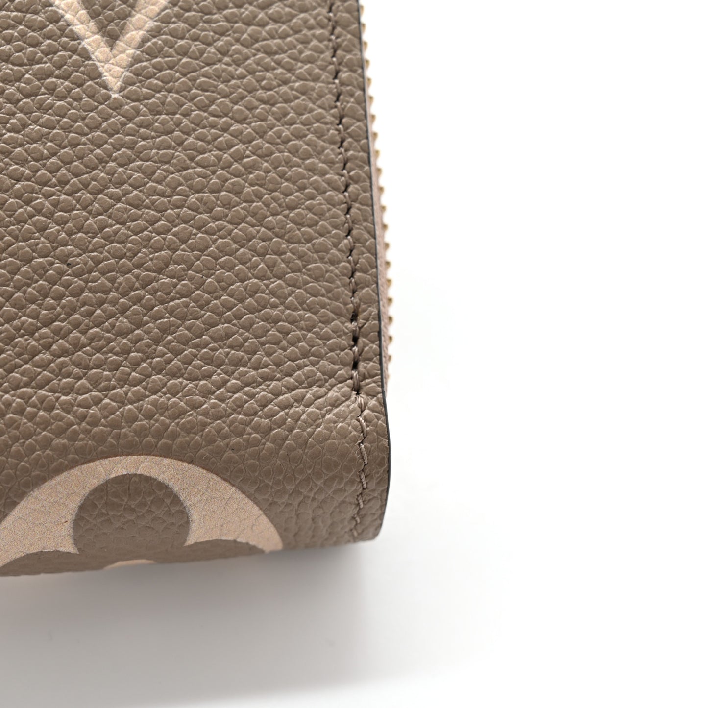 Empreinte Monogram Giant Zippy Wallet Tourterelle Creme