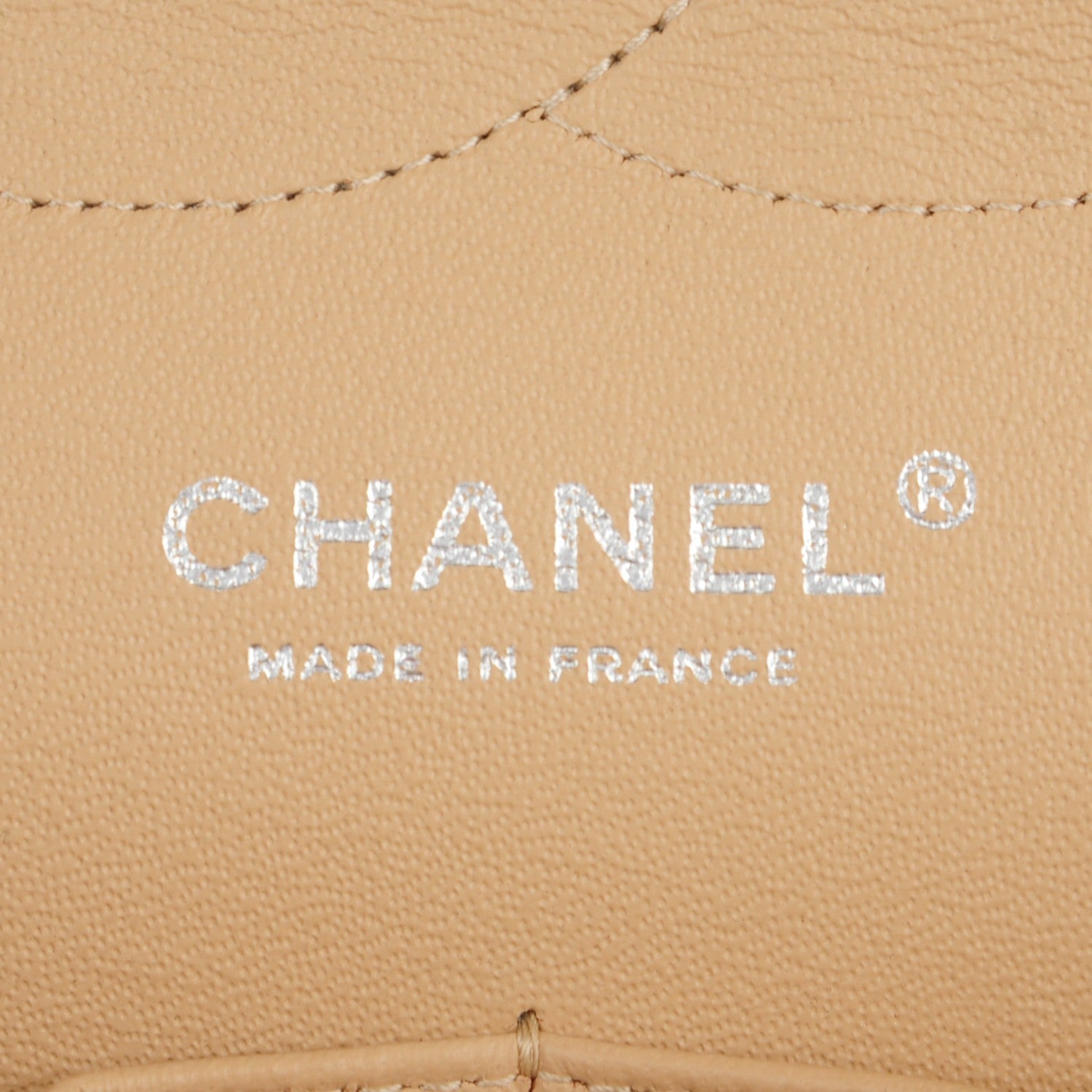 Chanel Caviar Quilted Jumbo Double Flap Beige Clair 7 of 9