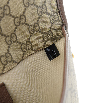 Gucci GG Supreme Monogram Neo Vintage Web Belt Bag Brown 10 of 11