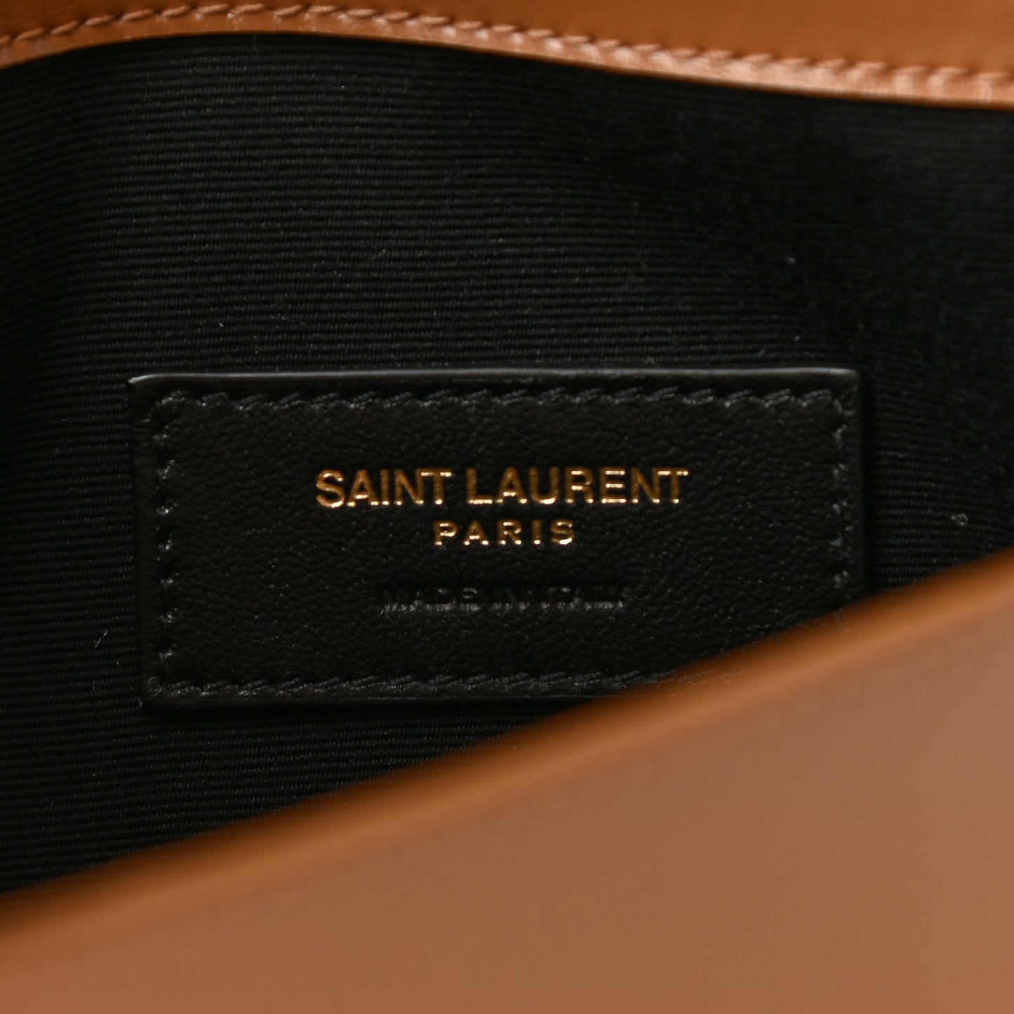 Smooth Shiny Calfskin Medium Uptown Pouch Dune