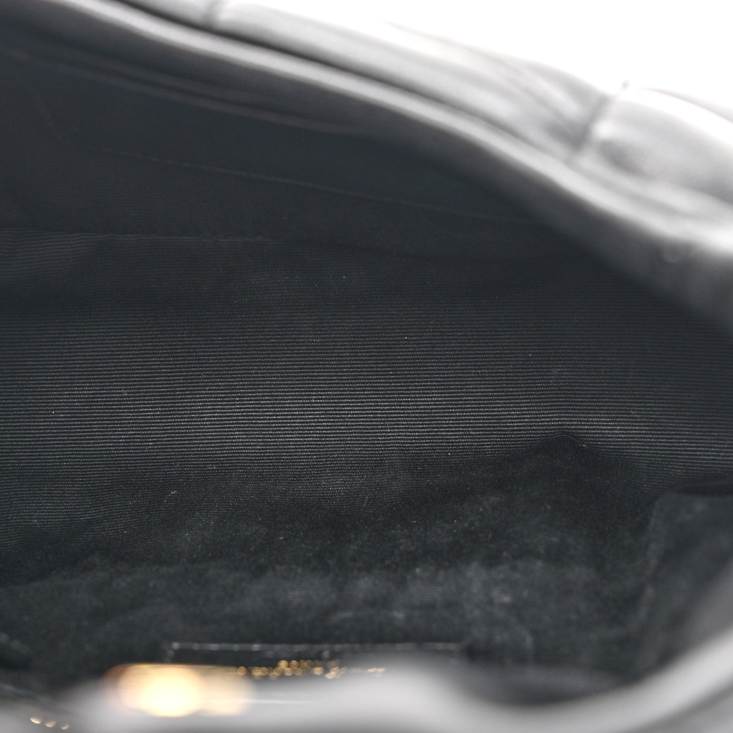 Saint Laurent Lambskin Quilted Toy Loulou Puffer Monogram Chain Satchel Black 5 of 15