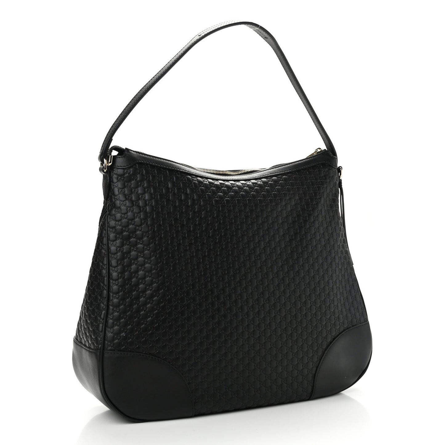Soft Microguccissima Margaux Hobo Black