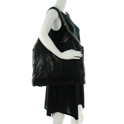 Stella McCartney Shaggy Deer Big Falabella Tote Black 2 of 10