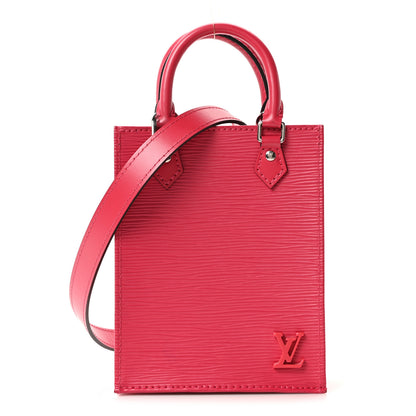Louis Vuitton Epi Petit Sac Plat Rose Pondicherry 1 of 9