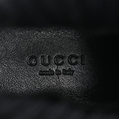 Gucci Wool Calfskin Knee Length Sock Boots 37.5 Black 6 of 11