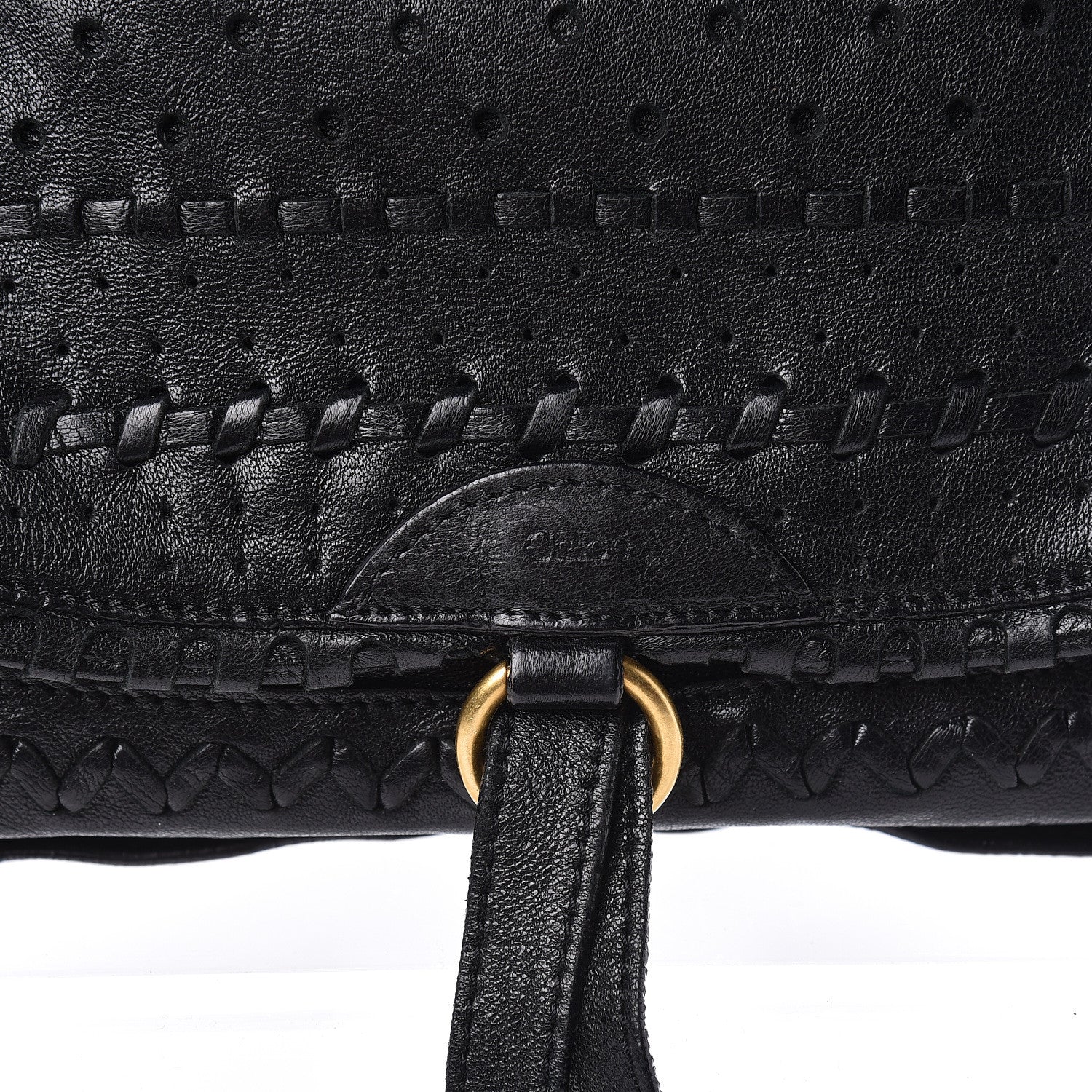 Chloe Lambskin Embroidered Medium Marcie Satchel Black 12 of 12