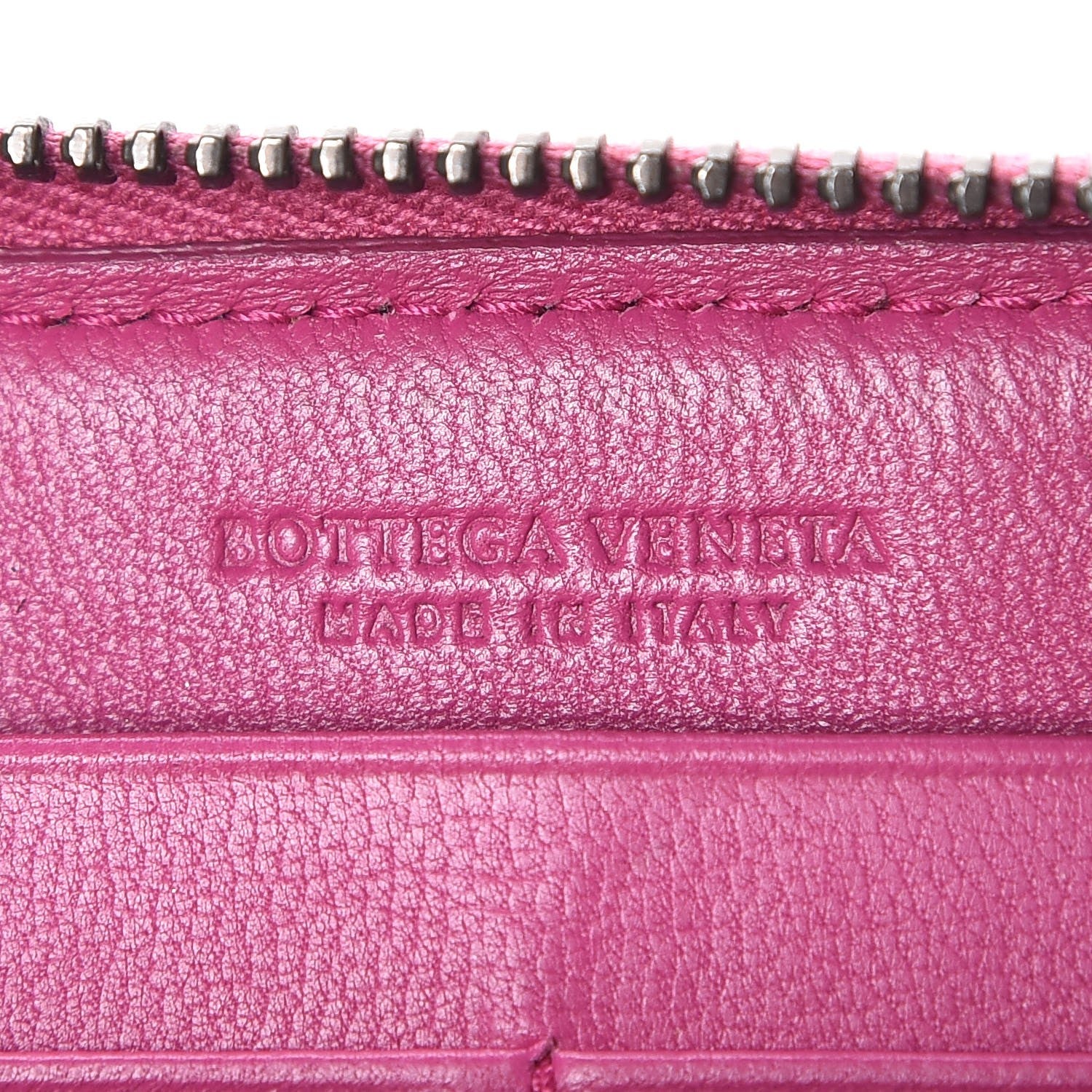 Bottega Veneta Nappa Intrecciato Zip Around Wallet Ametista 6 of 11