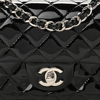 Chanel Patent Calfskin Quilted Mini Rectangular Flap Black 8 of 10