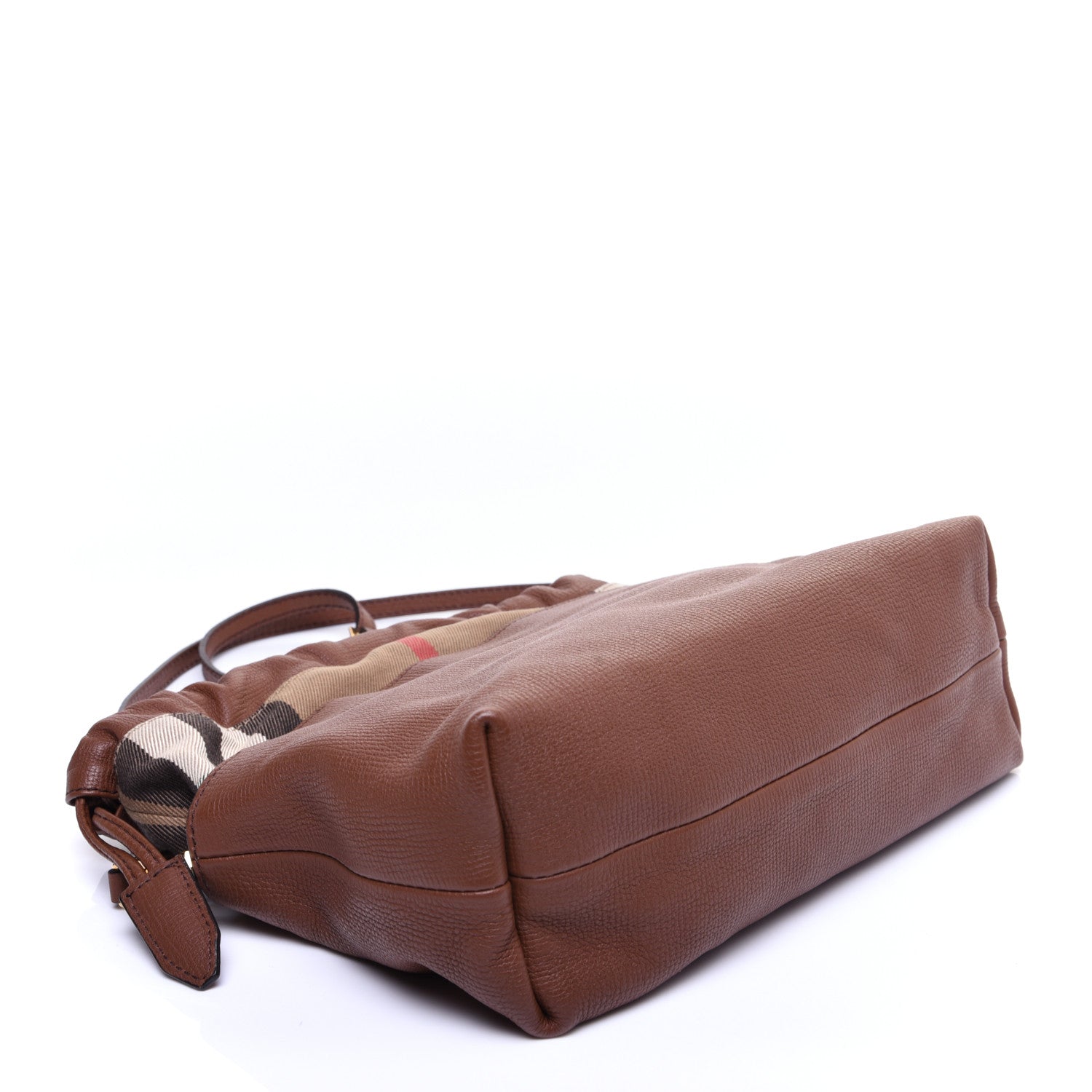 Burberry Calfskin House Check Little Crush Tan 4 of 14