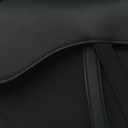 Christian Dior Ultra Matte Calfskin Saddle Bag With Strap Black 8 of 11