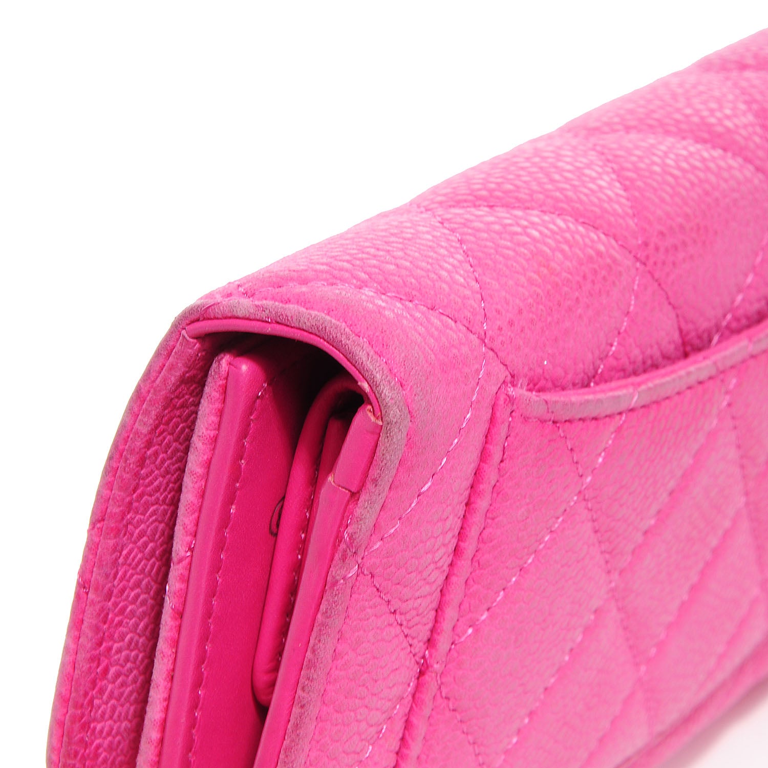 Chanel Iridescent Caviar Quilted Large Flap Wallet Pink 7 of 11