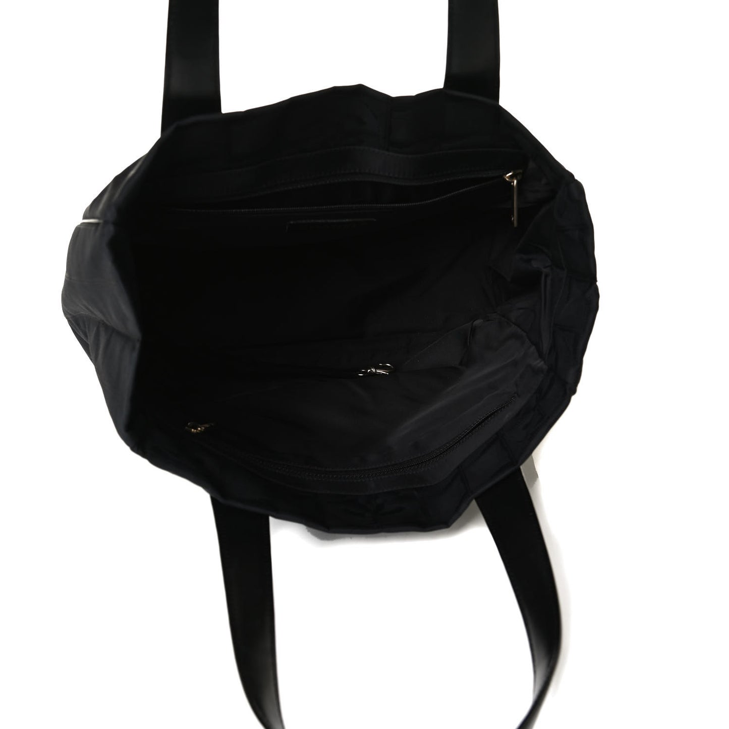 Nylon Small Travel Tote Black