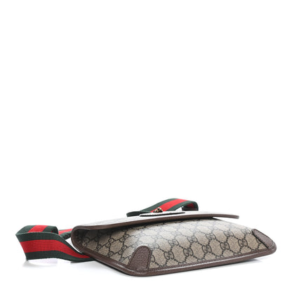 Gucci GG Supreme Monogram Neo Vintage Web Belt Bag Brown 4 of 9