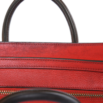 Celine Goatskin Nano Tri-Color Luggage Red 15 of 17