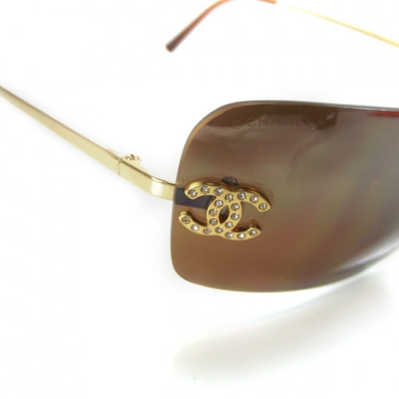 Chanel Crystal CC Logo Sunglasses 4017-D 5 of 8