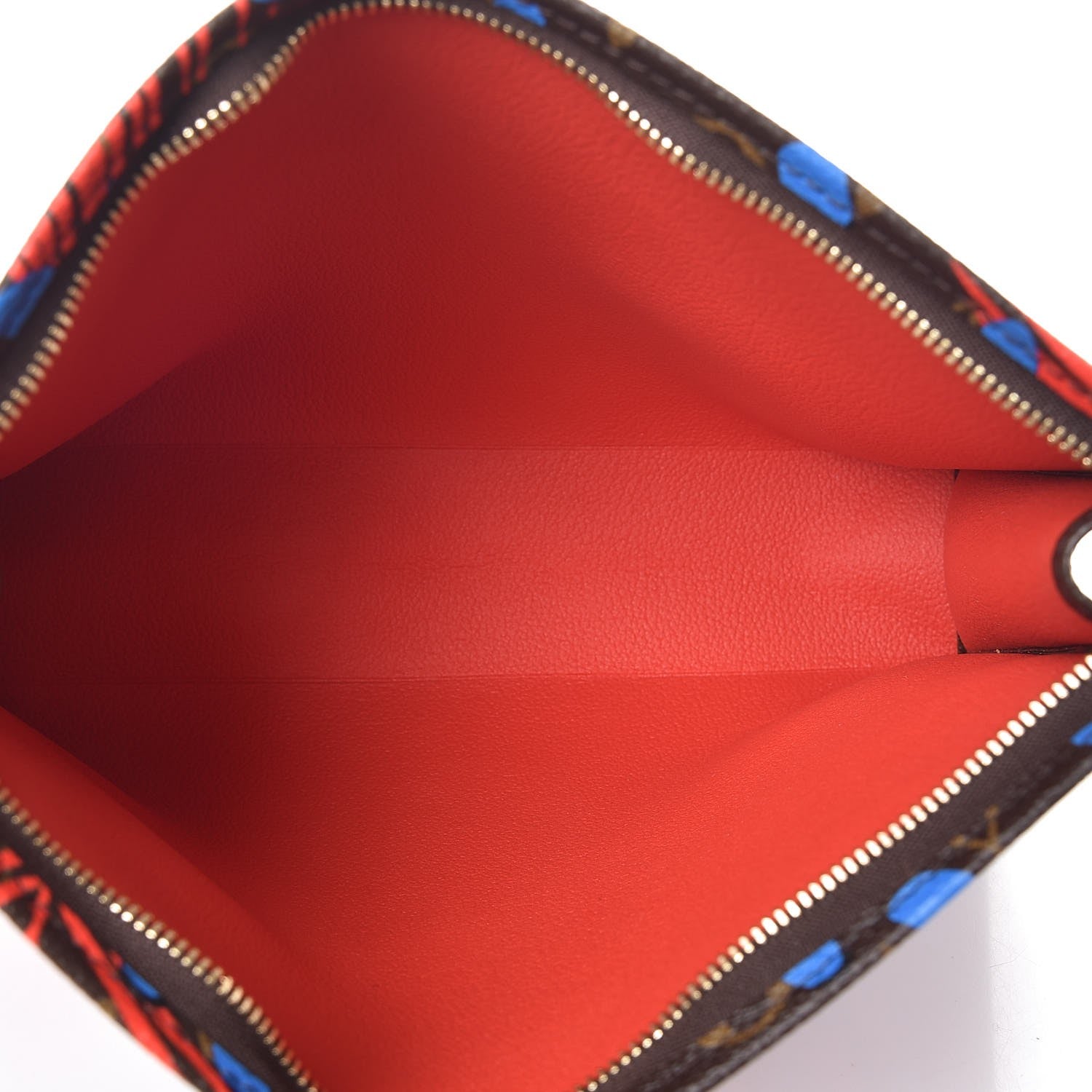 Louis Vuitton Monogram Jungle Dots Toiletry Pouch 26 Coquelicot Denim 5 of 7