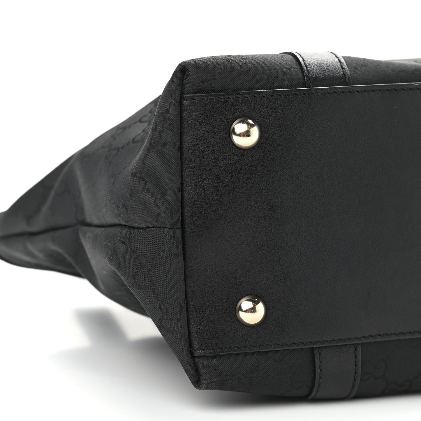 Nylon Monogram Medium Abbey Tote Black