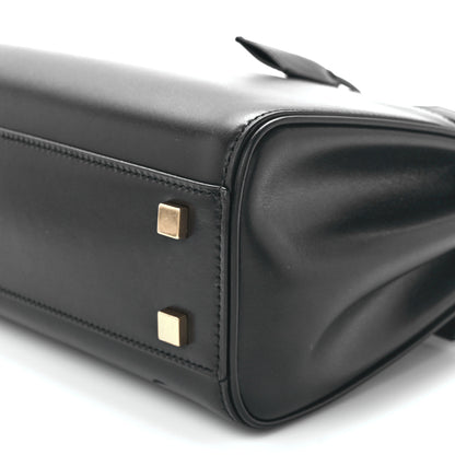 Saint Laurent Shiny Calfskin Le Fermoir Top Handle Bag Small Black 12 of 12