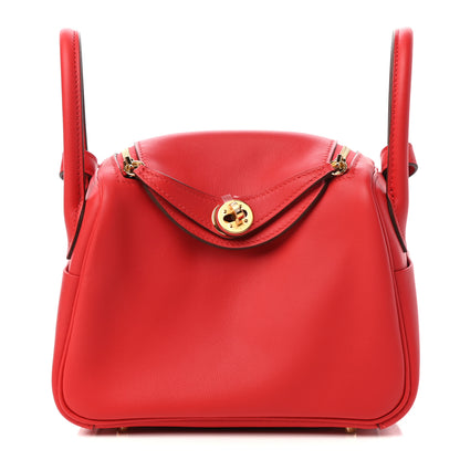 Hermes Swift Mini Lindy 20 Rouge De Coeur 1 of 10