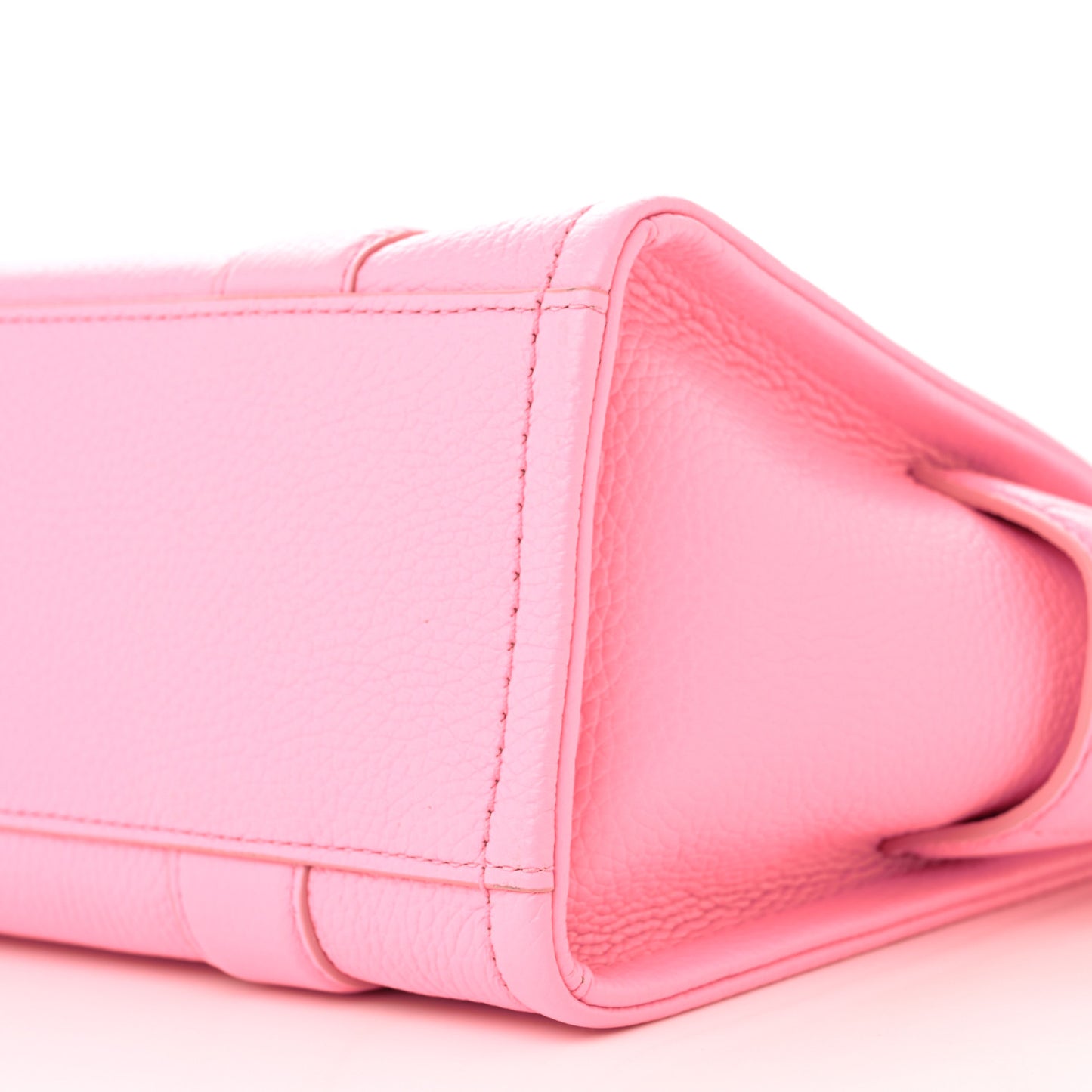 Grained Calfskin Small The Tote Bag Candy Pink