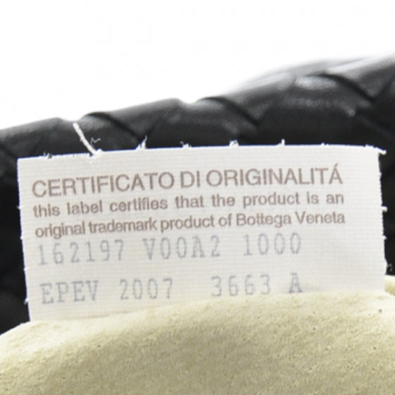 Nappa Intrecciato Large Capri Tote Nero