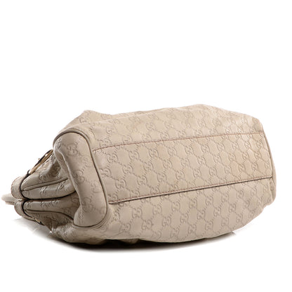 Gucci Guccissima Medium Sukey Tote Mystic White 4 of 7