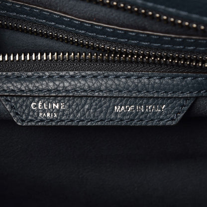 Celine Drummed Calfskin Mini Luggage Orage 7 of 7