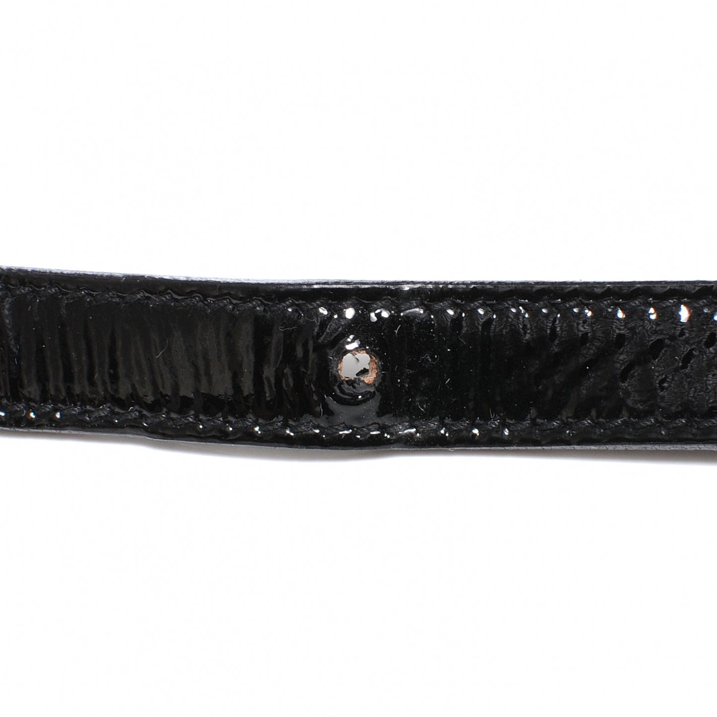 Vernice Gaufre Tote Black