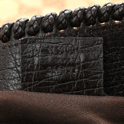 Gucci Monogram Large Horsebit Chain Hobo Dark Brown 7 of 10
